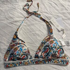 Colorful Paisley Bikini Top